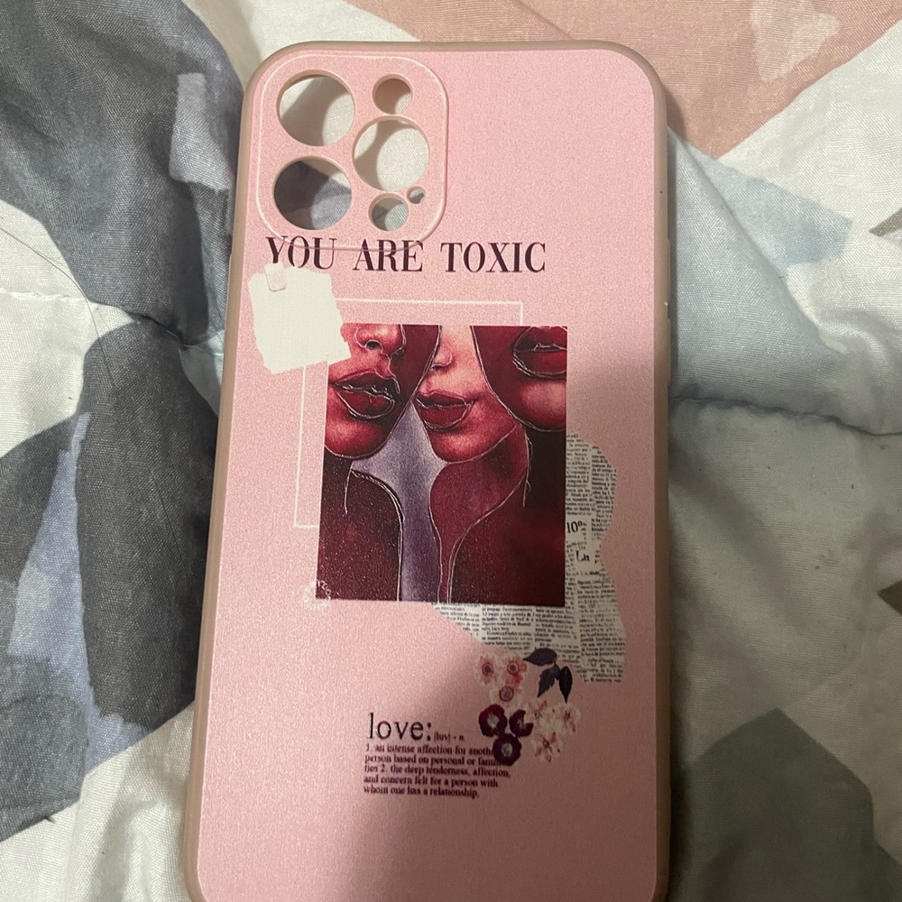 Pink iPhone 12 Pro case